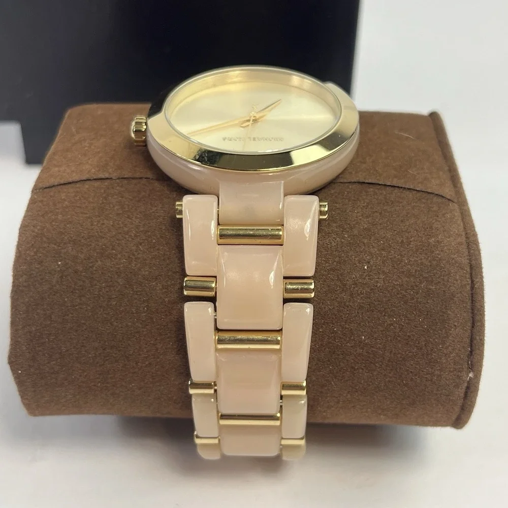 Michael Kors Ladies Watch MK4316 Delray Stainless Steel Acetate Champagne Gold Michael Kors Ladies Watch MK4316 Delray Stainless Steel  main image 3